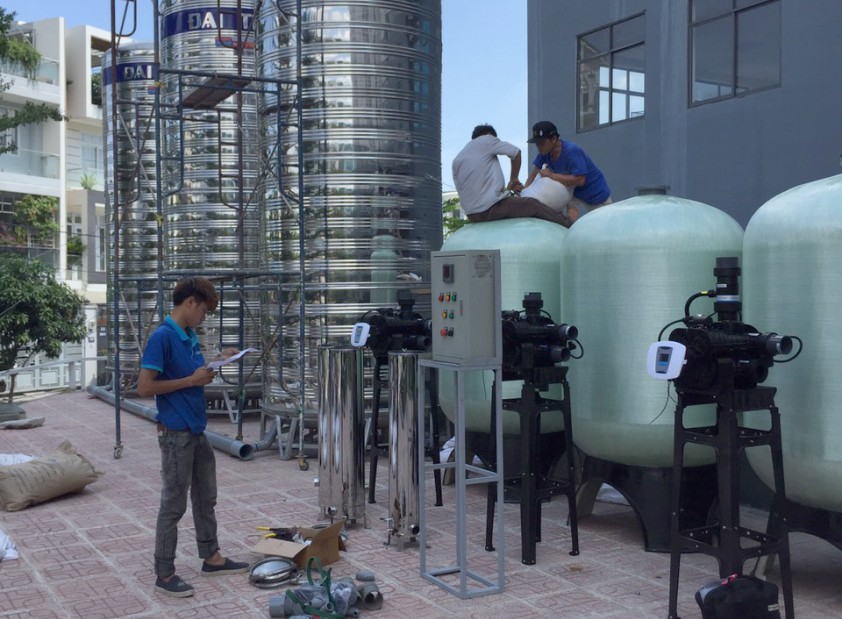 Lắp đặt các hệ thống lọc tổng tòa nhà chung cư